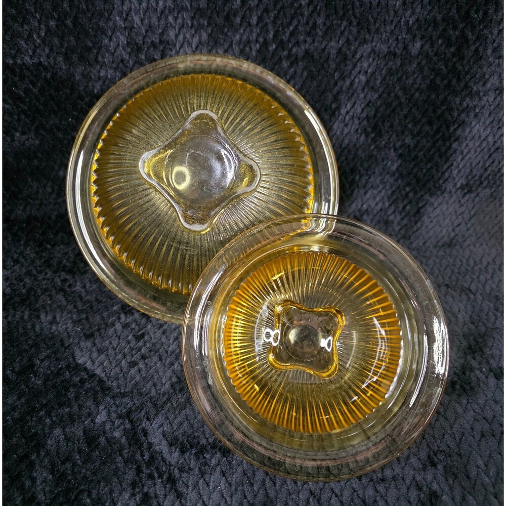 3 VTG "Golden Glow" Depression Glass Nesting Mixing Bowls by Federal Glass Co - Picture 3 of 14